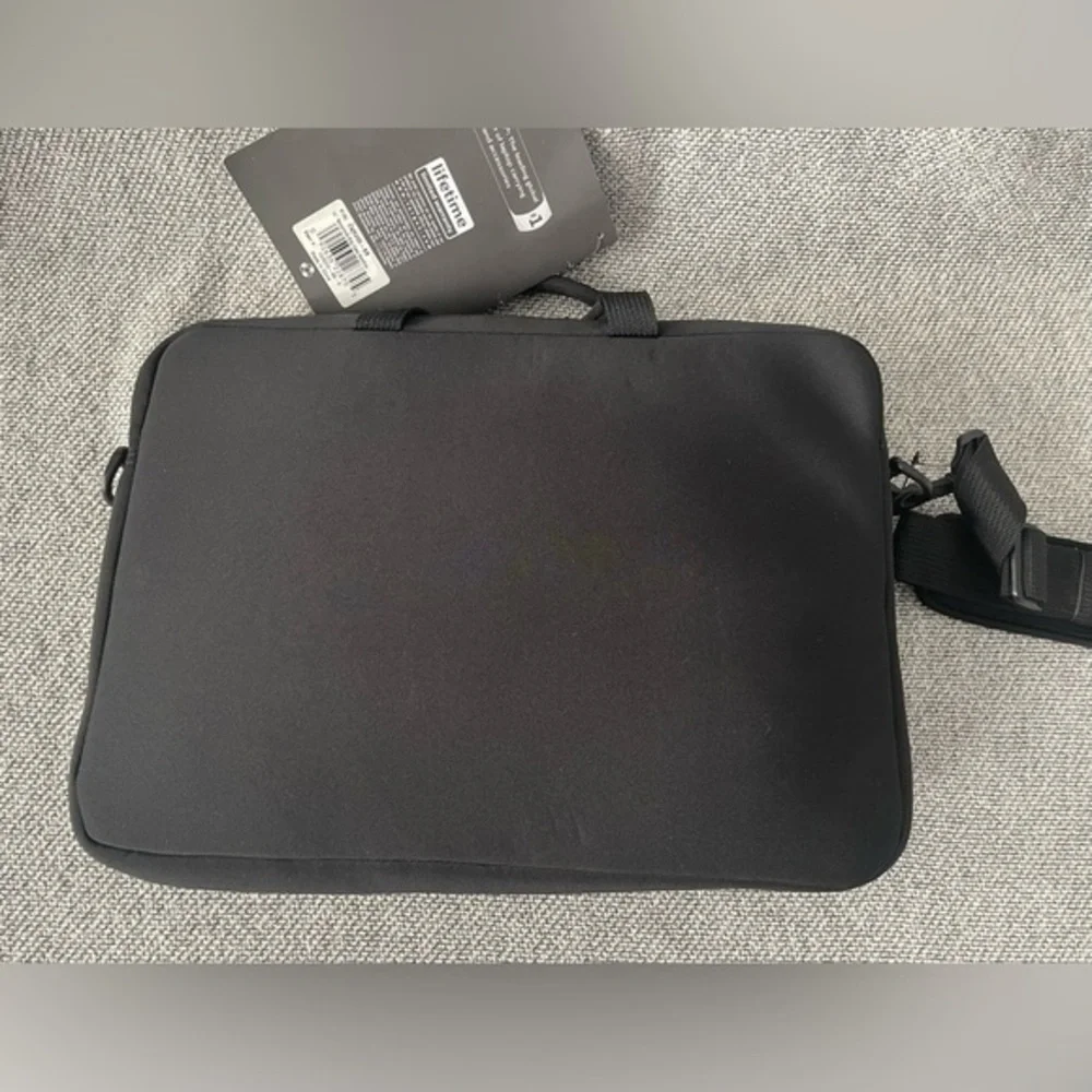 Targus Black and Gray Laptop Bag with Front Flap Closure